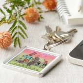 Rock and Roll Fred Funny Schlüsselanhänger (Seite)