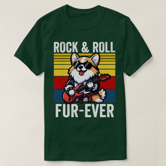 Rock and Roll Fur Ever T-Shirt (Design vorne)