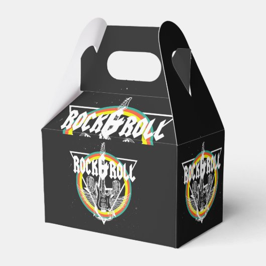Rock and Roll Fvor Box Geschenkschachtel (Rückseite)