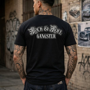 Rock-and-Roll-Gangster  Rückschlag T-Shirt