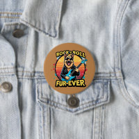 Rock and Roll German Shepherd Retro Sunset Art