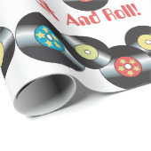 Rock and Roll Geschenkpapier (Rolleneckpunkt)