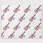 Rock and Roll Geschenkpapier (Flach)