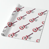 Rock and Roll Geschenkpapier (Ungerollt)