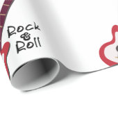 Rock and Roll Geschenkpapier (Rolleneckpunkt)