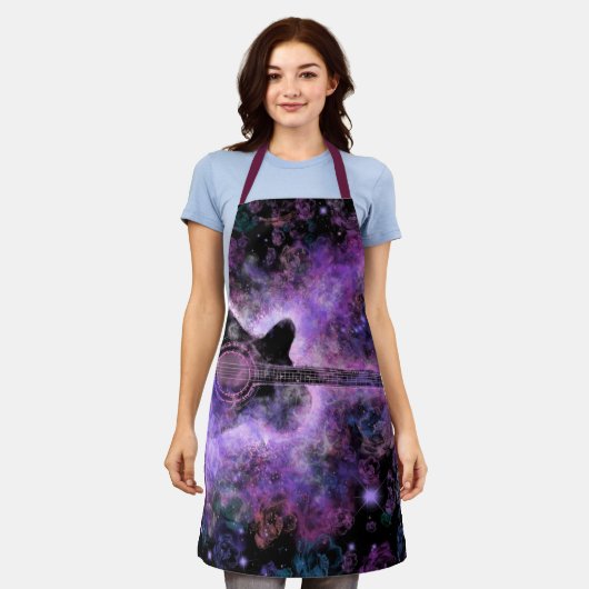 Rock and Roll Gitarre Schürze (Getragen)