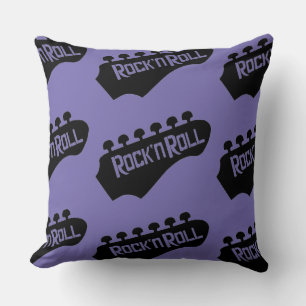 Rock and Roll Gitarren Muster Kissen
