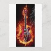 Rock and Roll gititara Postkarte (Vorderseite)