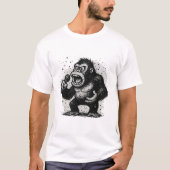 Rock and Roll Gorilla T-Shirt (Vorderseite)