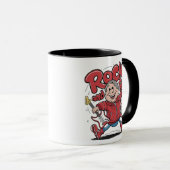Rock and Roll Groovy Gitarrist Rocking Tasse (VorderseiteRechts)