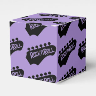 Rock and Roll Guitar Muster Cube Favor Box Geschenkschachtel