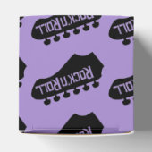 Rock and Roll Guitar Muster Cube Favor Box Geschenkschachtel (Oben)