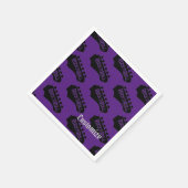 Rock and Roll Guitar Pattern Napkins Serviette (Ecke)