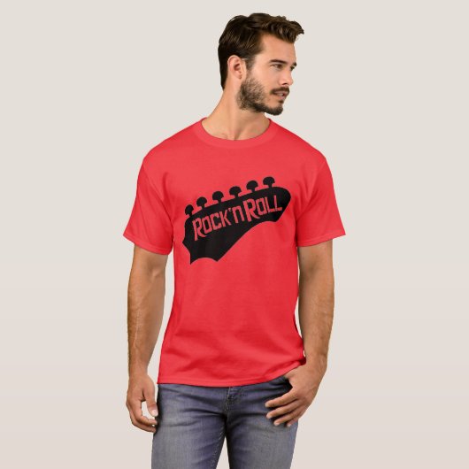 Rock and Roll Guitar T - Shirt (Vorne ganz)