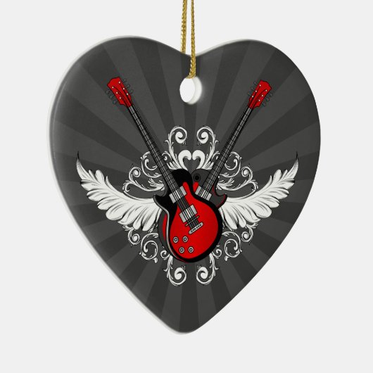 Rock and Roll Guitars Keramikornament (Rechts)