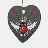 Rock and Roll Guitars Keramikornament (Links)