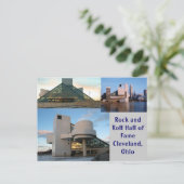 Rock and Roll Hall of Fame Cleveland, Ohio Postkarte (Stehend Vorderseite)