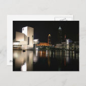 Rock and Roll Hall of Fame Cleveland Ohio Postkarte (Vorne/Hinten)