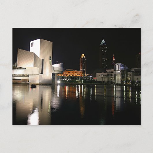 Rock and Roll Hall of Fame Cleveland Ohio Postkarte (Vorderseite)