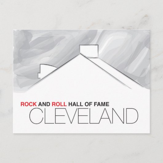 Rock and Roll Hall of Fame Cleveland Postcard Postkarte (Vorderseite)