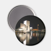 Rock and Roll Hall of Fame & Museum, Cleveland OH Magnet (Vorderseite/Rückseite)