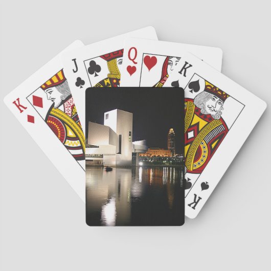 Rock and Roll Hall of Fame & Museum, Cleveland OH Spielkarten (Rückseite)