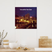 ROCK AND ROLL HALL OF FAME poster (Küche)