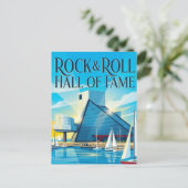 Rock and Roll Hall Postkarte (Stehend Vorderseite)