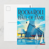 Rock and Roll Hall Postkarte (Vorne/Hinten)