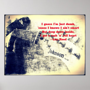 Rock and Roll Heart Poster