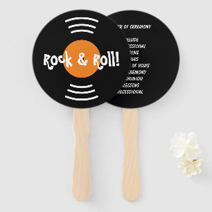 Rock and Roll Hochzeitsfeierprogramm für Rock und Fächer