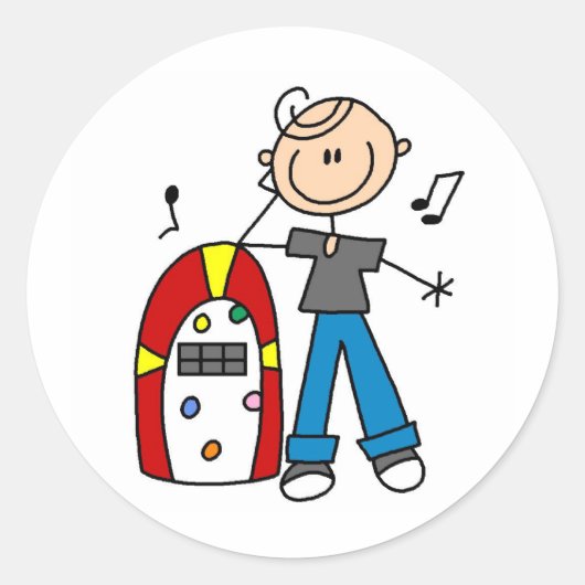 Rock and Roll Juke Box Aufkleber (Vorderseite)