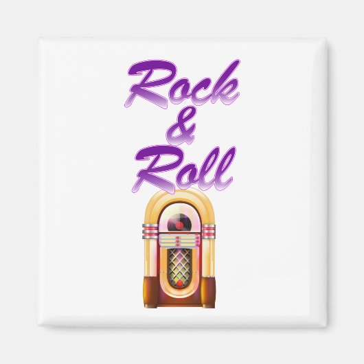 Rock and Roll Jukebox Magnet (Vorne)