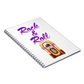 Rock and Roll Jukebox Notizblock (Rechte Seite)