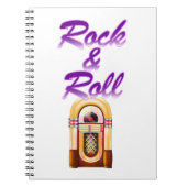 Rock and Roll Jukebox Notizblock (Vorderseite)