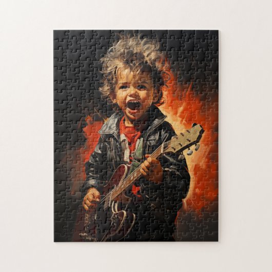 Rock and roll kid puzzle (Vertikal)