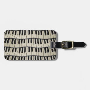 Rock-and-Roll-Klavierschlüssel Gepäckanhänger