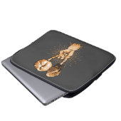 Rock and Roll Laptop Sleeve (Vorne Knopf)