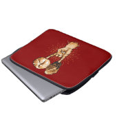 Rock and Roll Laptop Sleeve (Vorne Knopf)