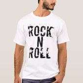 Rock-and-Roll-Logo-Design T-Shirt (Vorderseite)