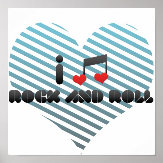 Rock-and-Roll-Lüfter Poster (Vorne)