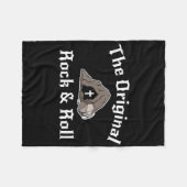 Rock And Roll Lustiger Oster Grab Christlicher Ori Fleecedecke (Vorderseite (Horizontal))