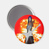 Rock and Roll Magnet (Vorderseite/Rückseite)