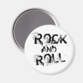Rock and Roll Magnet (Vorderseite/Rückseite)