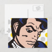 Rock and Roll Man Pop Postkarte (Vorne/Hinten)
