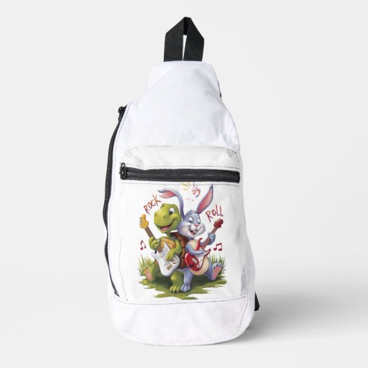 Rock and Roll Melodic Harmonie Crossbody Bag (Vorderseite)