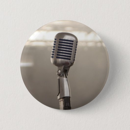 Rock And Roll Microphone Button (Vorderseite)