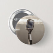 Rock And Roll Microphone Button (Vorne & Hinten)