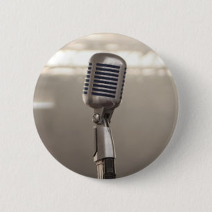 Rock And Roll Microphone Button