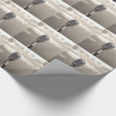 Rock And Roll Microphone Geschenkpapier (Ecke)